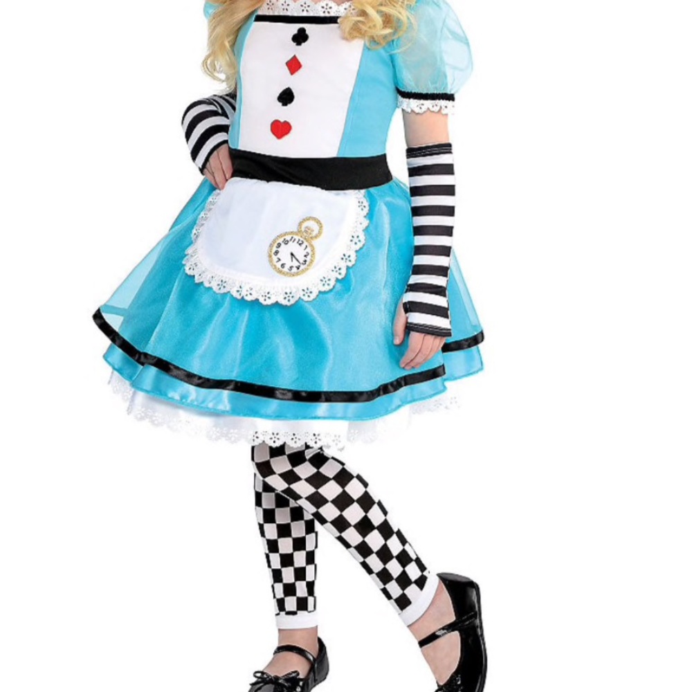 KIDS 14-16 DISNEY ALICE IN WONDERLAND COSTUME